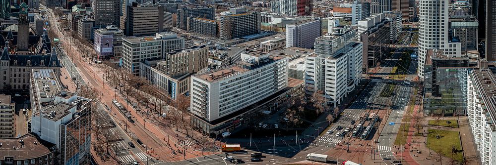 Het uitzicht vanaf Hofplein