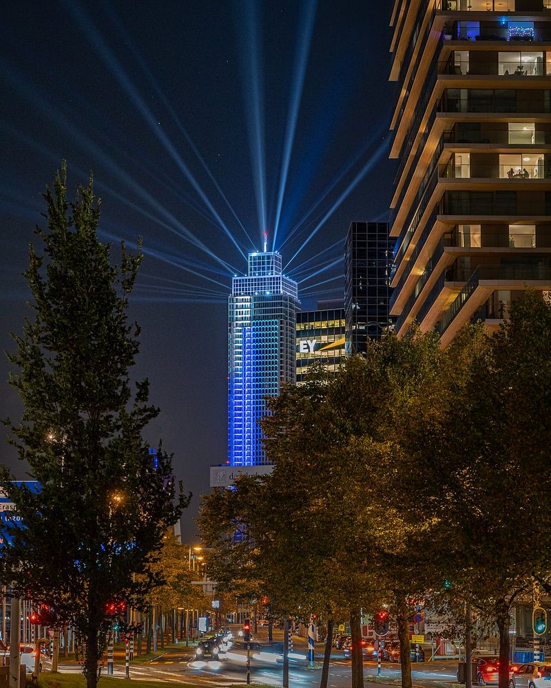 Zalmhaventoren Lichtshow